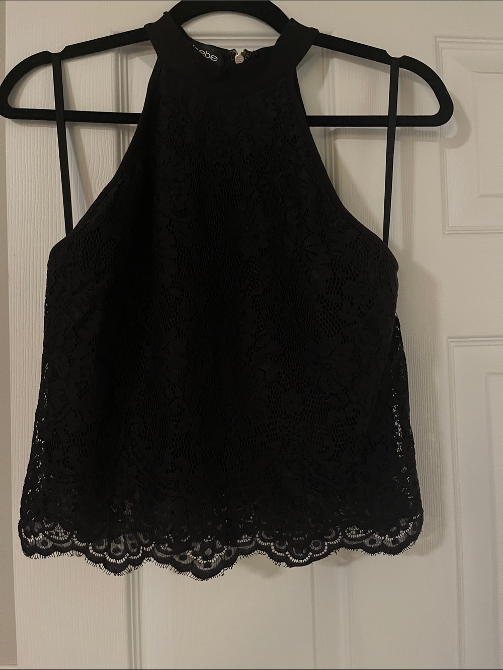 Bebe lace tank